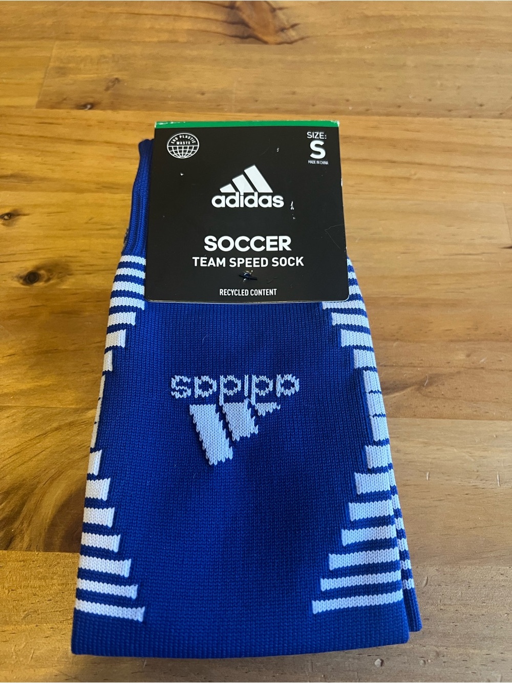 adidas Blue & White Soccer Team Speed Socks